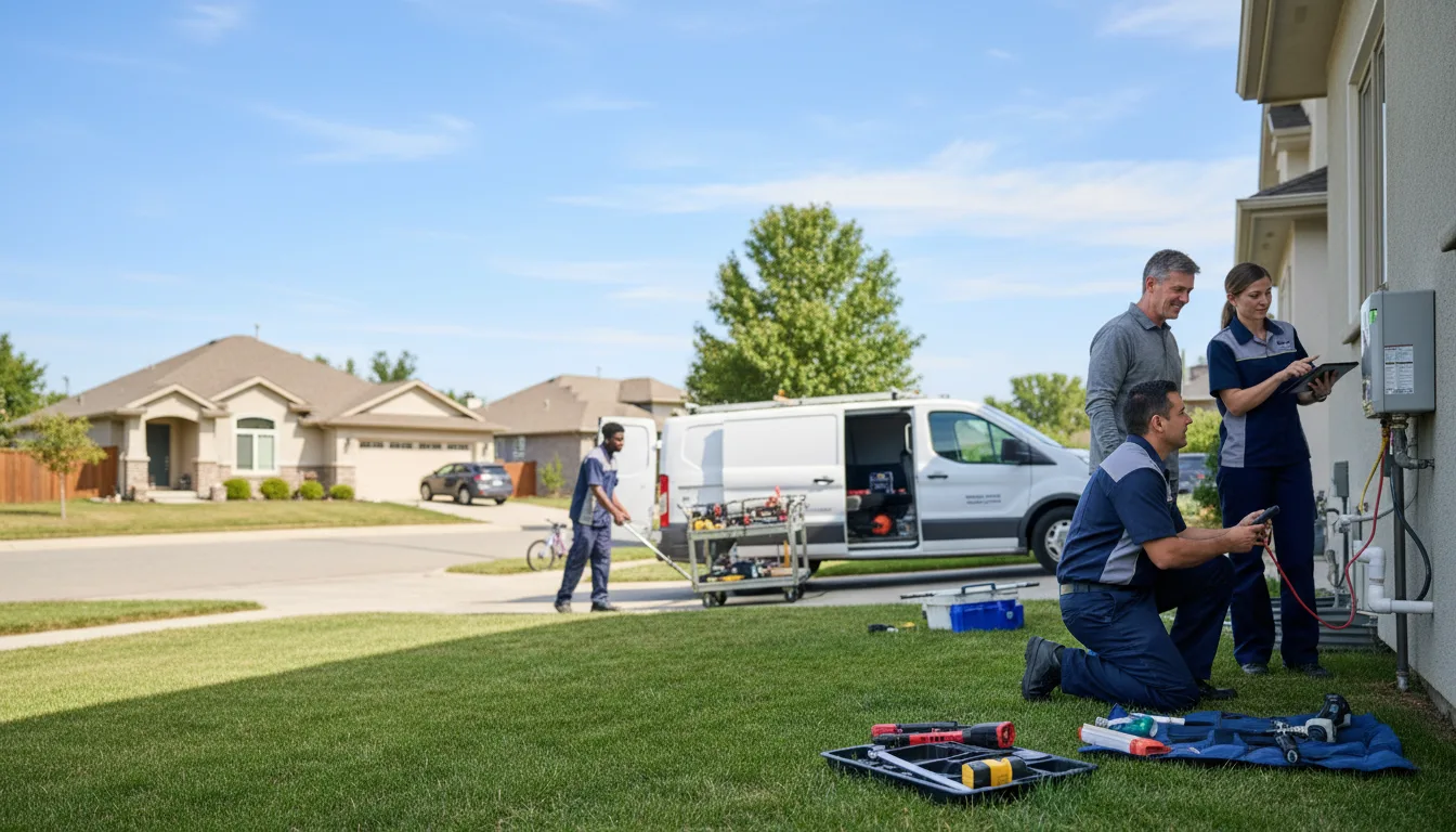 Tankless water heater service in Tivoli, TX